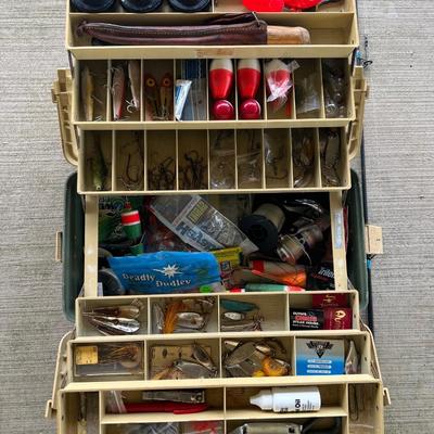 Fishing Tackle + Rod & Reel Lot