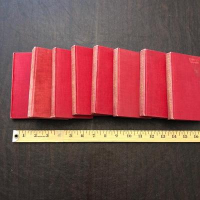 Eight volumes of Masterpieces of the Worldâ€™s Best Literature
