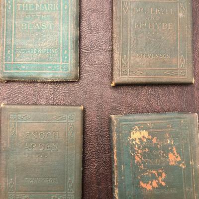 23 Volumes of the Little Leather Library.