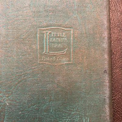 23 Volumes of the Little Leather Library.