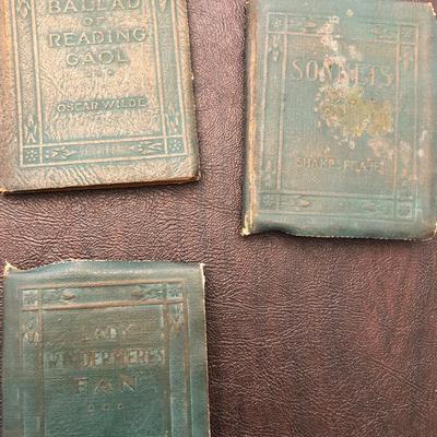 23 Volumes of the Little Leather Library.