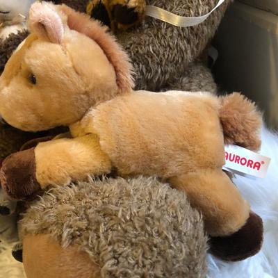 LOT 16M: Photography Props: Suitcase, Stuffed Animals & More