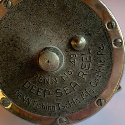 Deep Sea Reel Penn Fishing No 49 Penn Fishing Tackle Mfg Co Philly PA