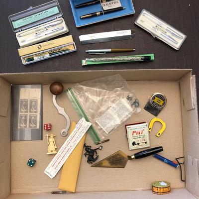 Vintage advertising and pens