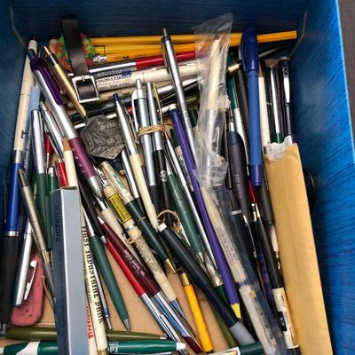 Vintage advertising pens and more