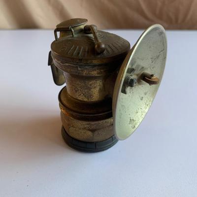 Miners Carbide Lamp, Auto-Lite, Brass Universal, Made in the USA