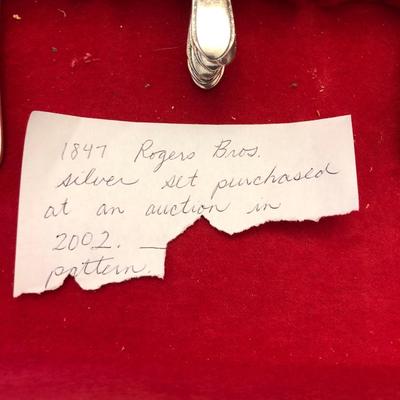 1847 Rogers Brothers silver service for 8