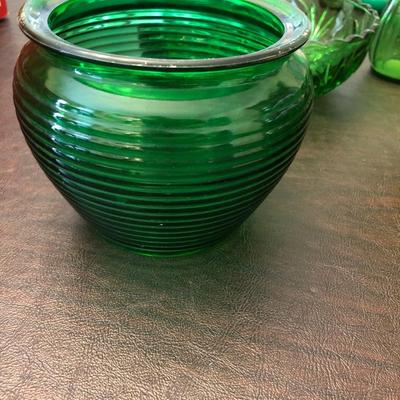 Green glassware