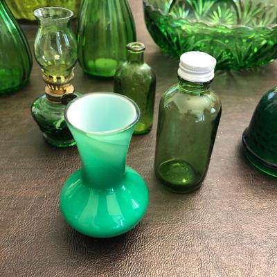 Green glassware