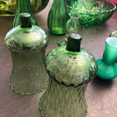 Green glassware
