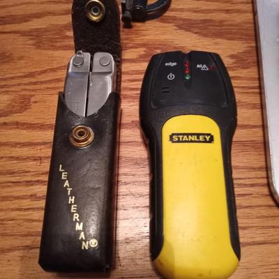 WOOD DETAIL TOOLS-LEATHERMAN-STUD FINDER-LEVEL AND MORE