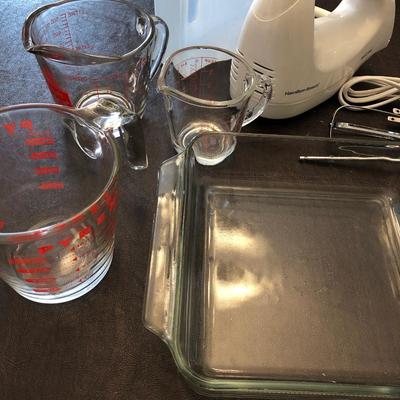 Mixer and bakeware