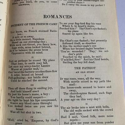 Poems of Robert Browning book 1913 & 2 Bab Ballards Books