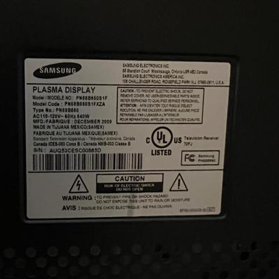 SAMSUNG 58â€ Plasma Smart TV with Remote