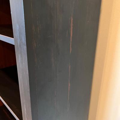 Decorative Distressed Book Case Read Details  (Lot A)