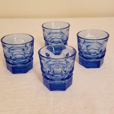 Fostoria Argus HFM Henry Ford Museum 3" tumblers