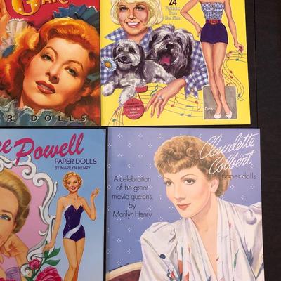 Lot of 7 Paper Doll books
