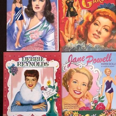 Lot of 7 Paper Doll books