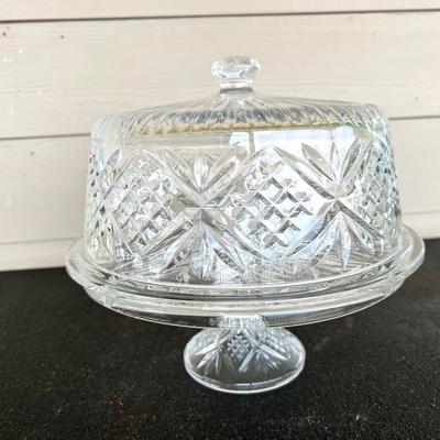 SHANNON  CRYSTAL 4 in 1   CAKE PLATE