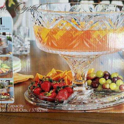 SHANNON  CRYSTAL 4 in 1   CAKE PLATE