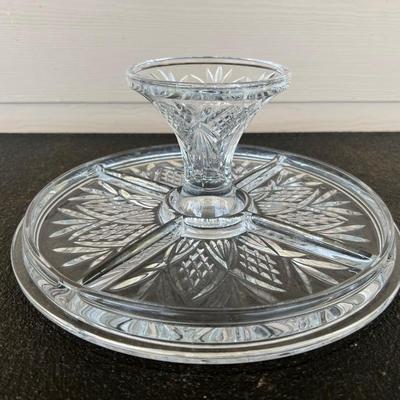 SHANNON  CRYSTAL 4 in 1   CAKE PLATE