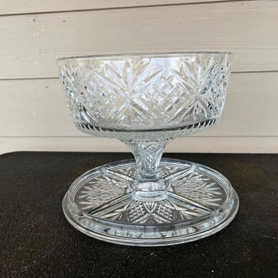 SHANNON  CRYSTAL 4 in 1   CAKE PLATE
