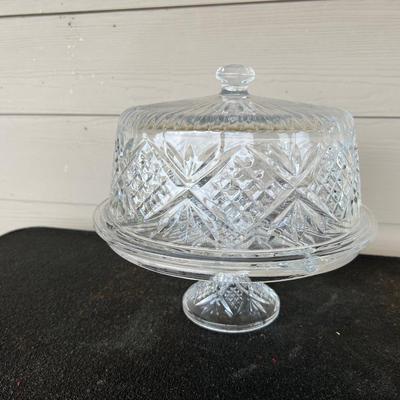 SHANNON  CRYSTAL 4 in 1   CAKE PLATE