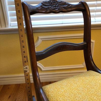 Hand carved Rocker