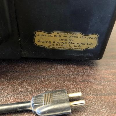 Antique Victor adding machine