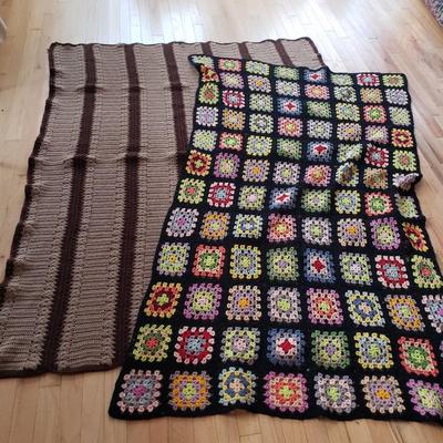 Vintage Hand Crochet Afghans