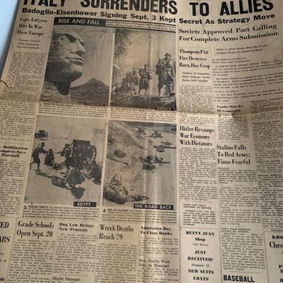 Newspaper -War with Germany