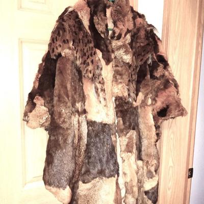 LADIES BROWN FUR JACKET