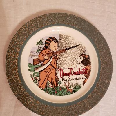 Davy Crockett collector plate