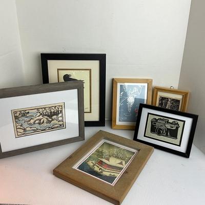 1715 Lot of Framed Greeting Cards
