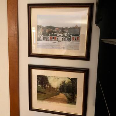 1716 Framed Zoological Park and New York Botanical Gardens Bronx Park