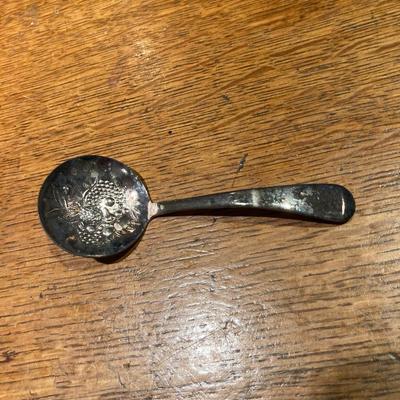 Vintage silver plate covered compote  and divided serving dish with spoon