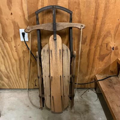 1722 Two Vintage Sleds