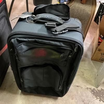 1735 Rick Steves Black Rolling Carry On Bag