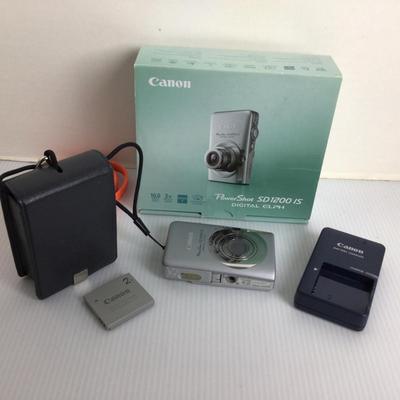 1744 Canon Powershot SD1200 IS Digital Elph Lot
