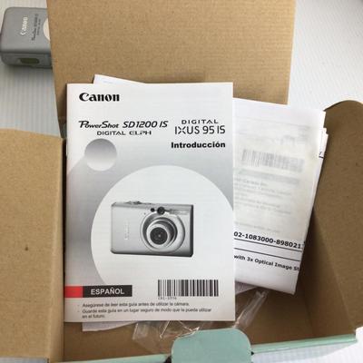 1744 Canon Powershot SD1200 IS Digital Elph Lot