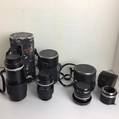 1748 Nikon Camera Lens Lot