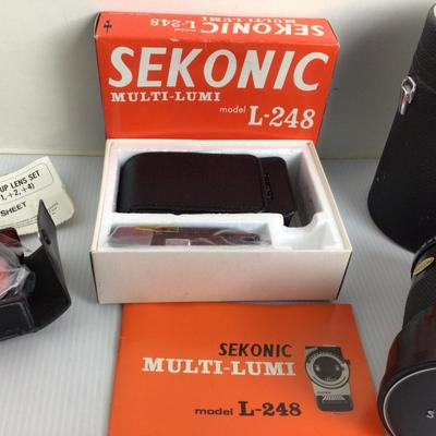 1749 Solinger Camera Lens Lot SEKONIC