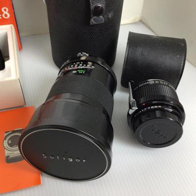 1749 Solinger Camera Lens Lot SEKONIC