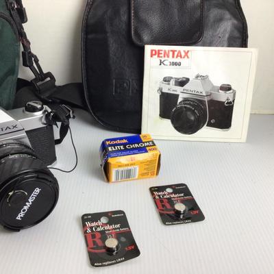 1751 PENTAX K 1000 Lot Lowepro