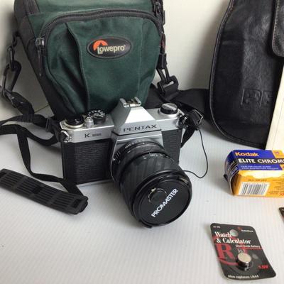 1751 PENTAX K 1000 Lot Lowepro