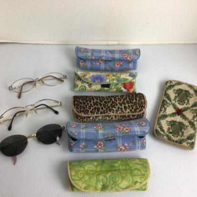 1753 Eyeglass & Assorted Cases Lot