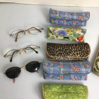 1753 Eyeglass & Assorted Cases Lot