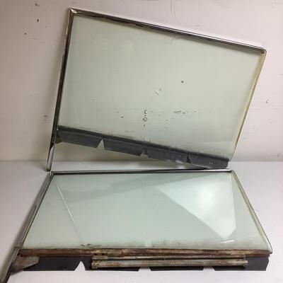 227 Original 1955 Chevy BelAir Left/Right Pair of Door Glass Windows