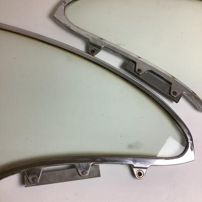 229 Original 1955 Chevy BelAir Left/Right Pair of Quarter Glass Windows