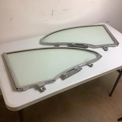 229 Original 1955 Chevy BelAir Left/Right Pair of Quarter Glass Windows